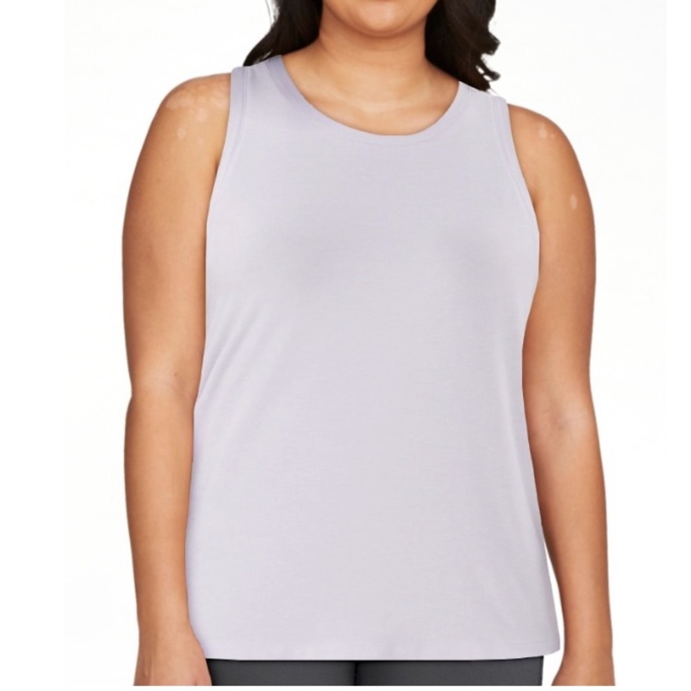 Athletic Works Women's Lavender ButterCore Relaxed Sleeveless Tank Size M (8-10)